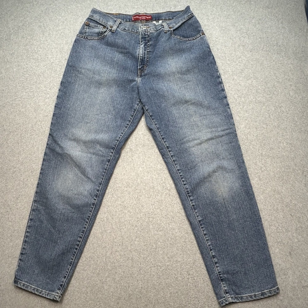Vintage Levi's 550 Jeans Womens Size 12 S‎ Blue Relaxed Fit Tapered Leg